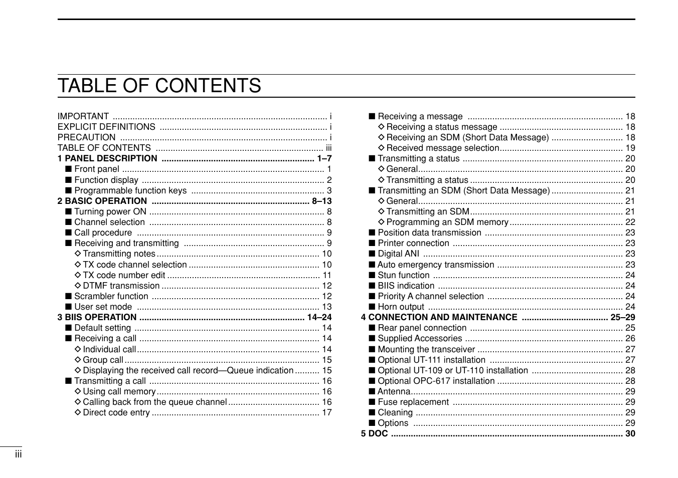 Icom IC-F1710 User Manual | Page 4 / 36