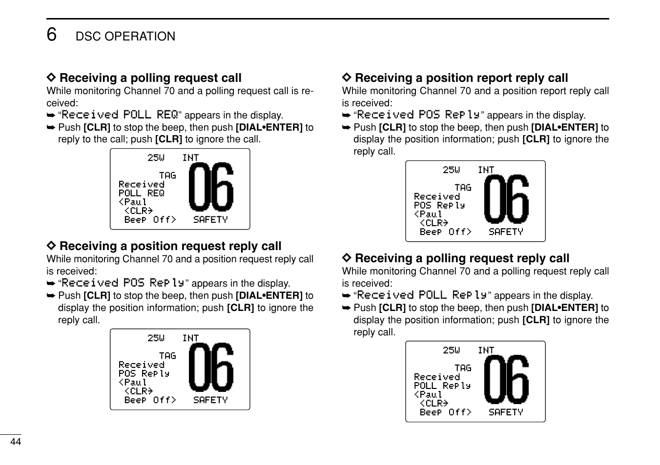 Icom IC-M504 User Manual | Page 50 / 80