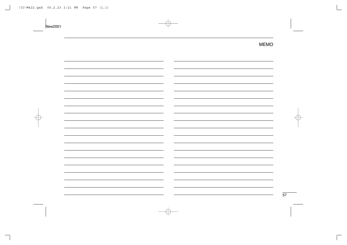 Icom IC-M422 User Manual | Page 63 / 64