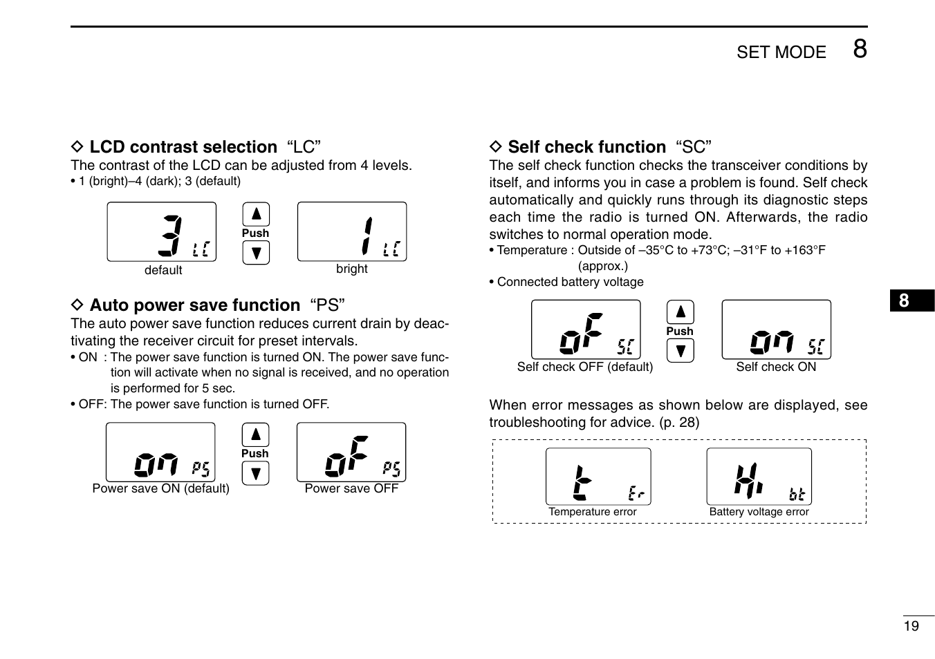 Icom IC-M90 User Manual | Page 25 / 40