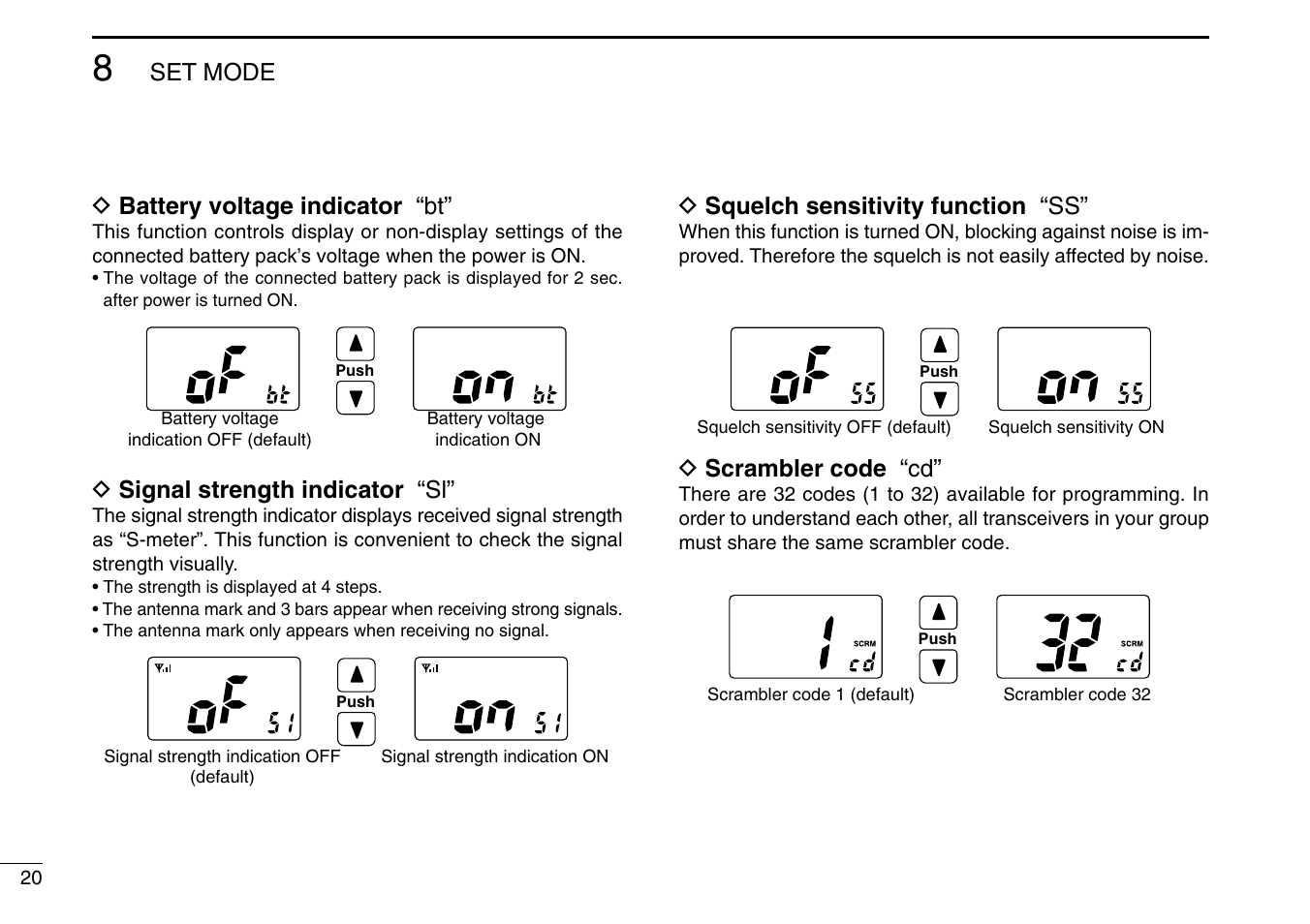 Icom IC-M90 User Manual | Page 26 / 40