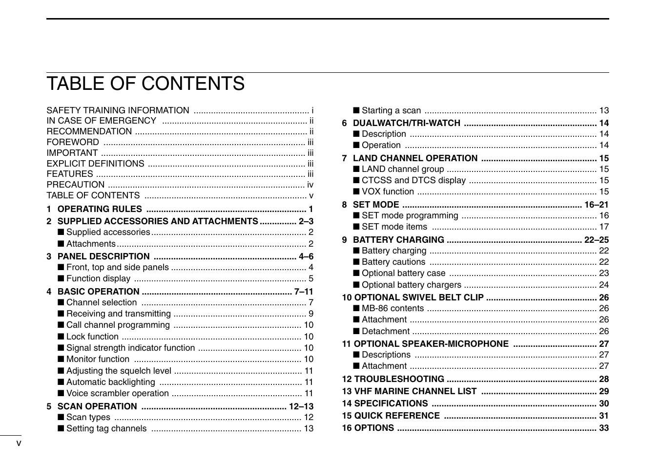 Icom IC-M90 User Manual | Page 6 / 40