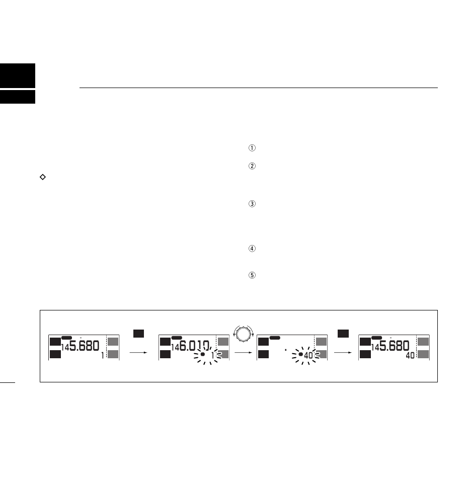 General, Programming during selection | Icom IC-2800H User Manual | Page 36 / 88