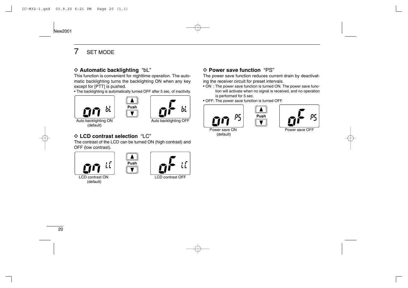 Icom IC-M32 User Manual | Page 26 / 40