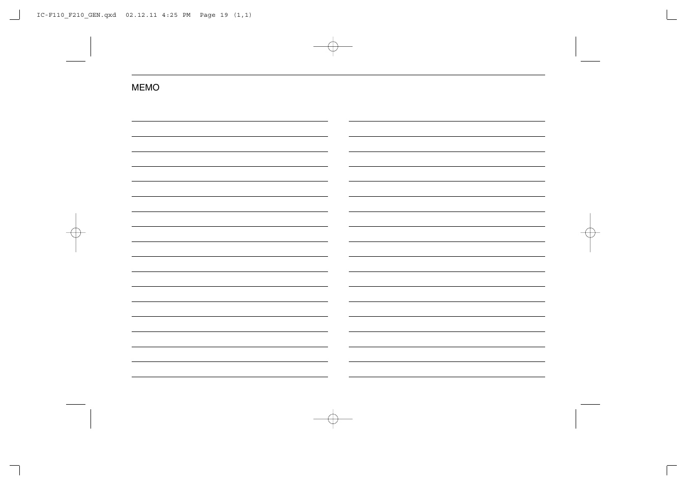 Icom IC-F210 User Manual | Page 22 / 24