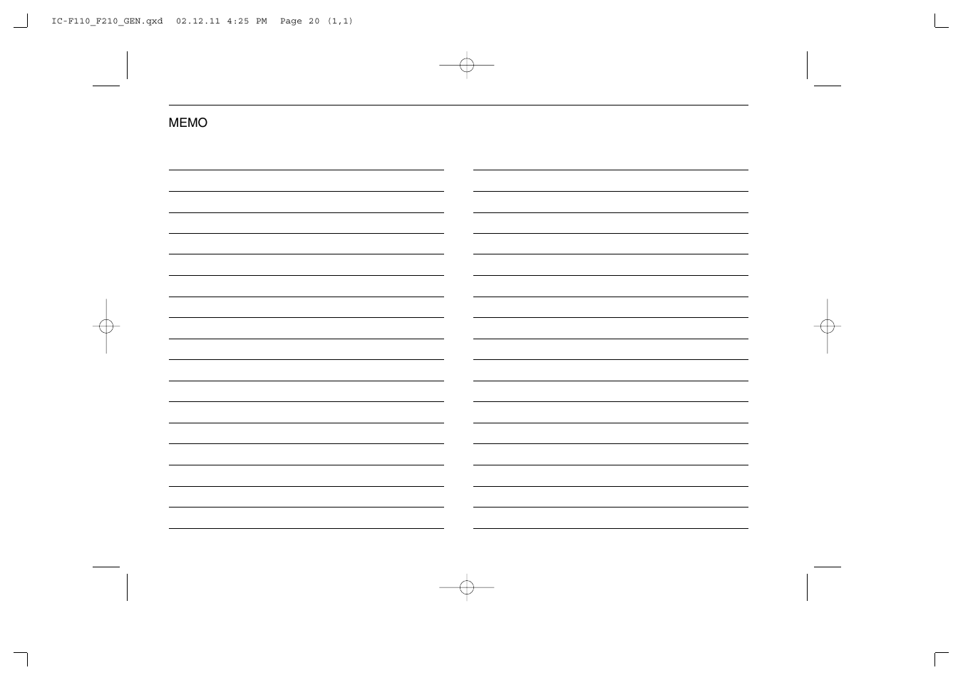 Icom IC-F210 User Manual | Page 23 / 24