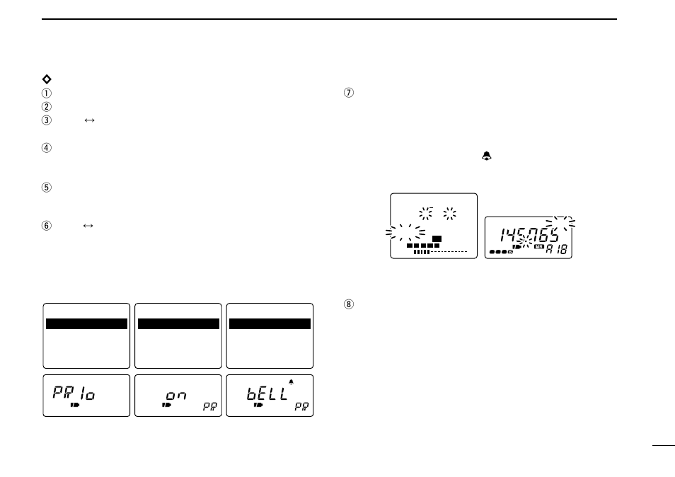 Vfo scan watch, Priority watch | Icom COMMUNICATIONS RECEIVER IC-R3 User Manual | Page 31 / 64