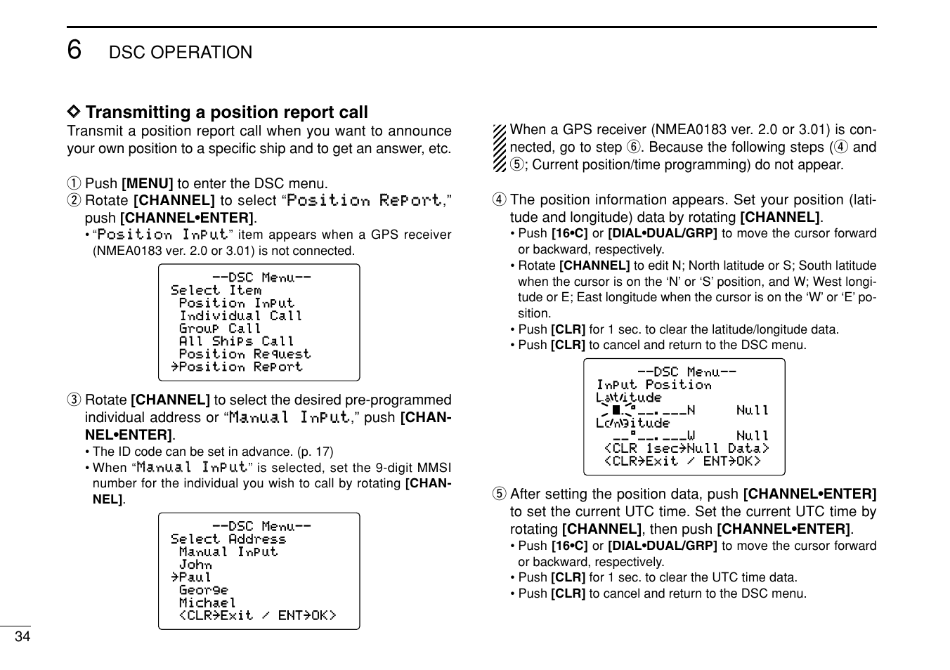 Icom IC-M505 User Manual | Page 40 / 80