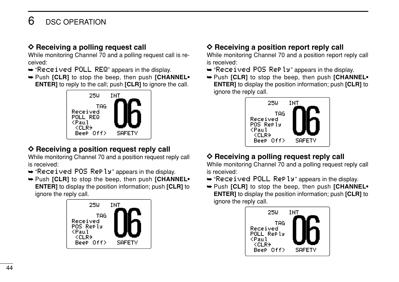 Icom IC-M505 User Manual | Page 50 / 80