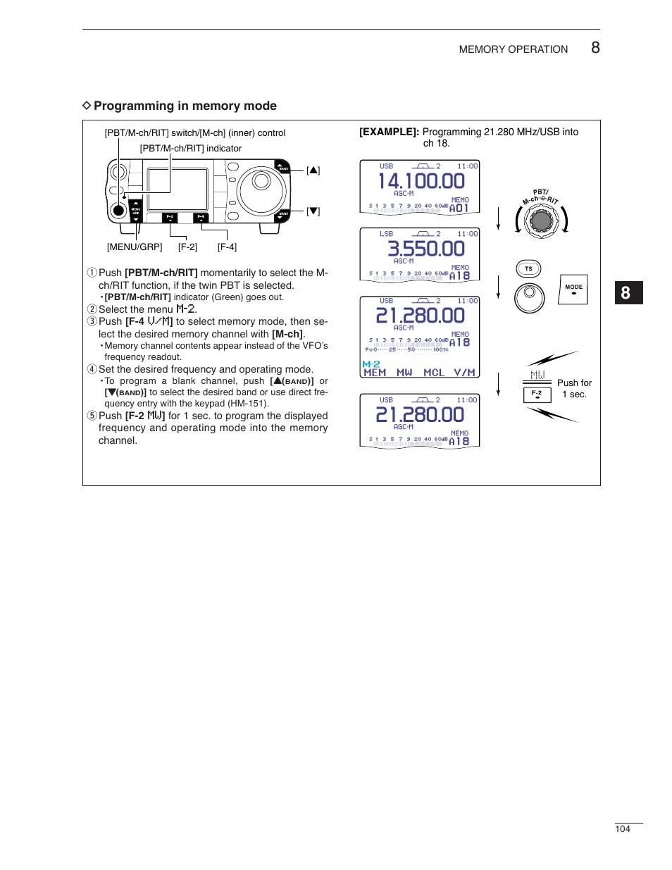 Icom IC-7000 User Manual | Page 113 / 166