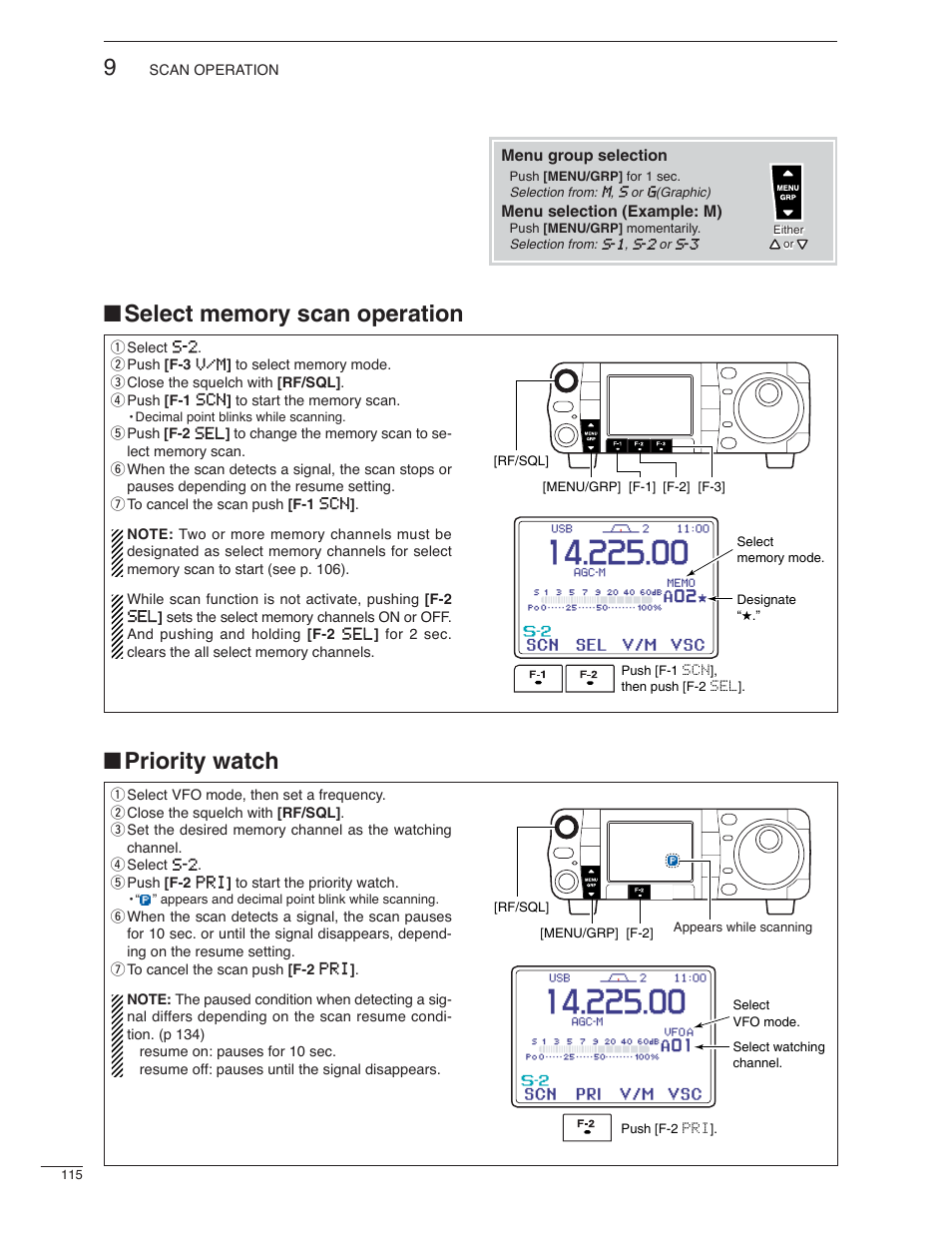 Icom IC-7000 User Manual | Page 124 / 166