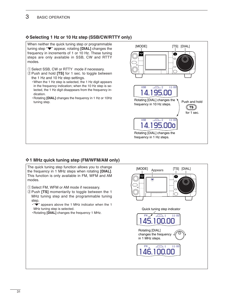 Icom IC-7000 User Manual | Page 40 / 166