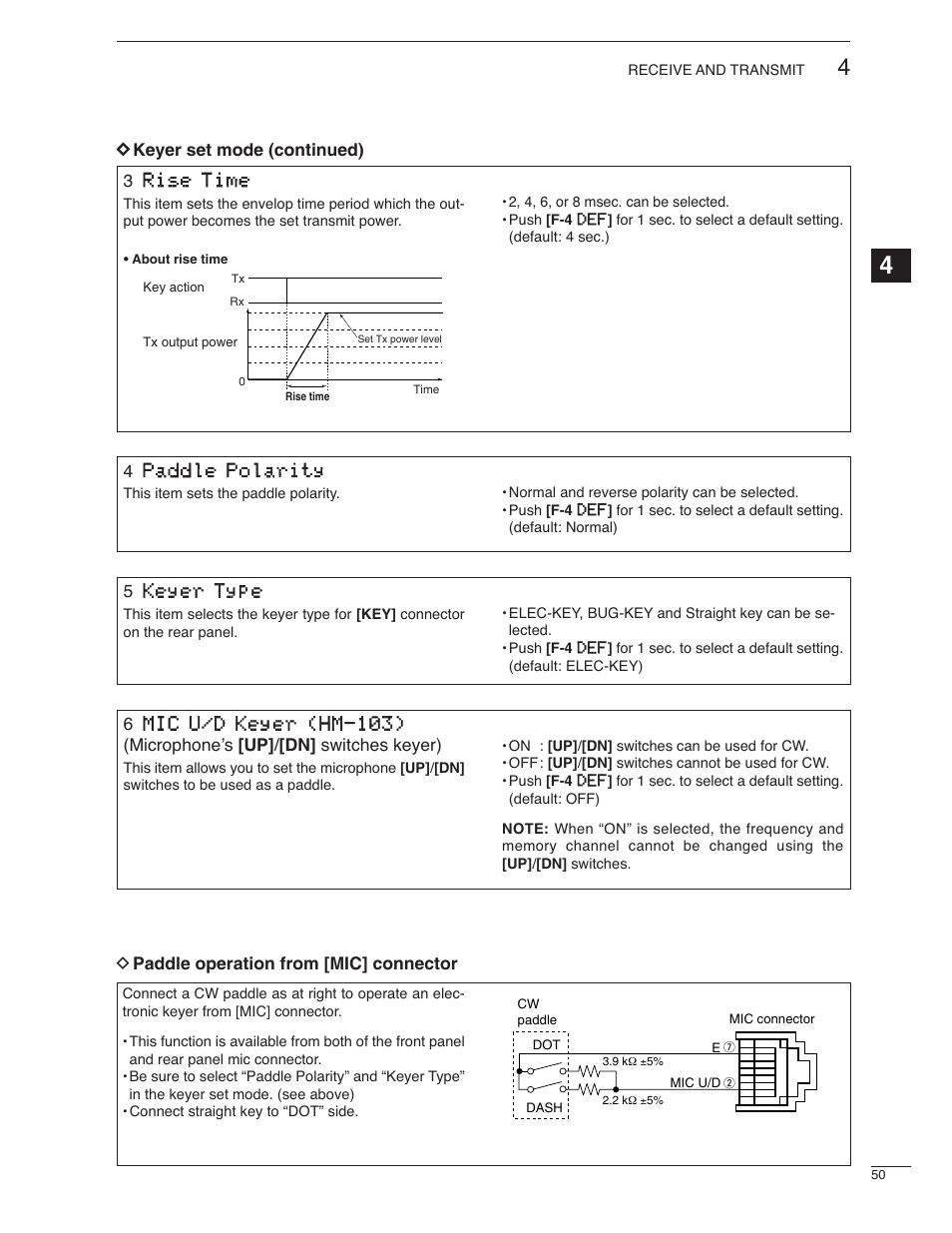 Icom IC-7000 User Manual | Page 59 / 166