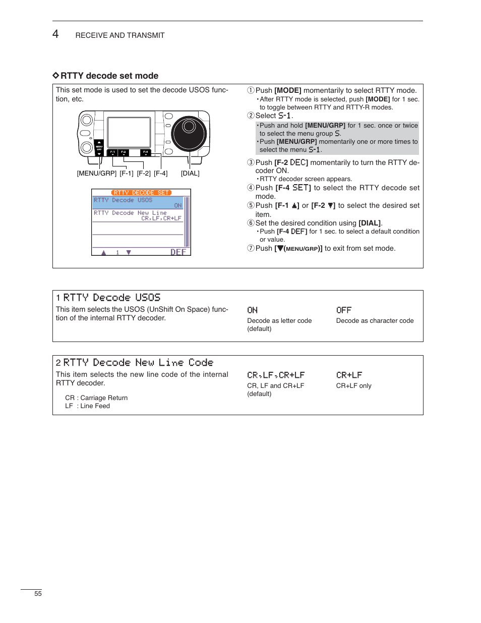 Icom IC-7000 User Manual | Page 64 / 166