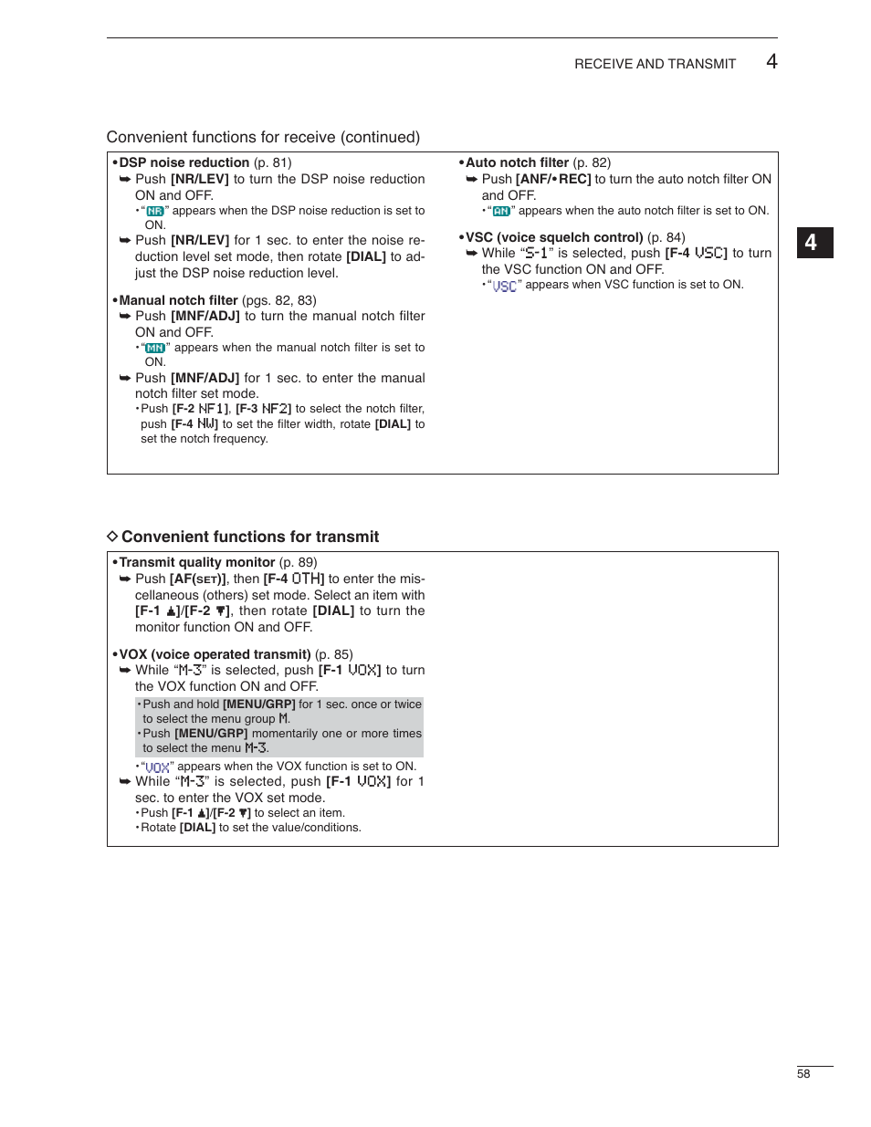 Icom IC-7000 User Manual | Page 67 / 166