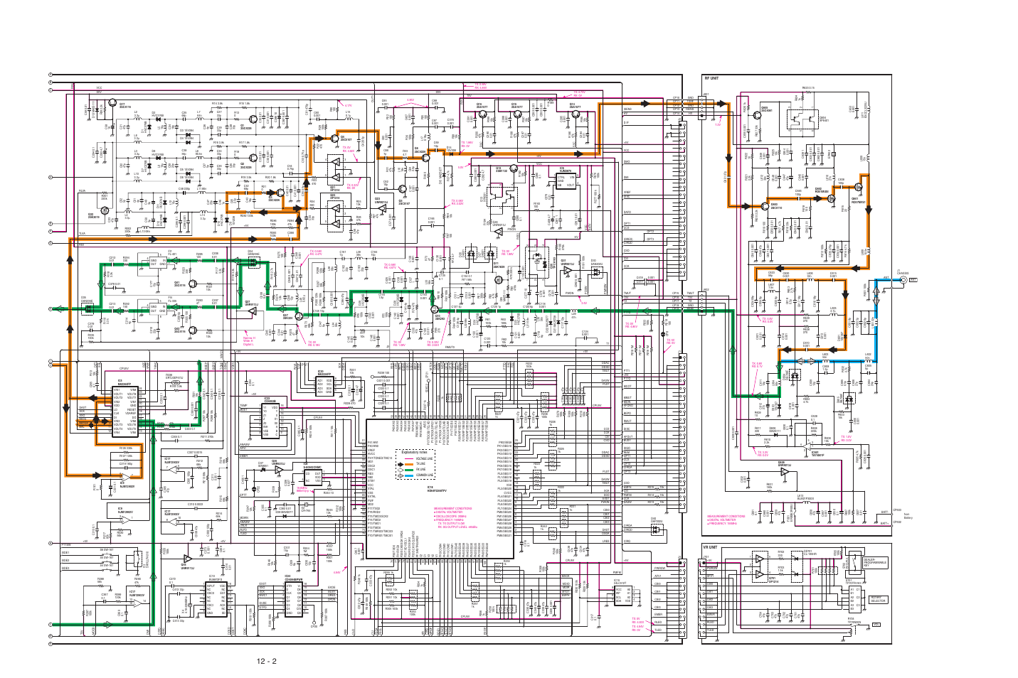 Rf units, Vr unit | Icom IC-F3063T User Manual | Page 33 / 36