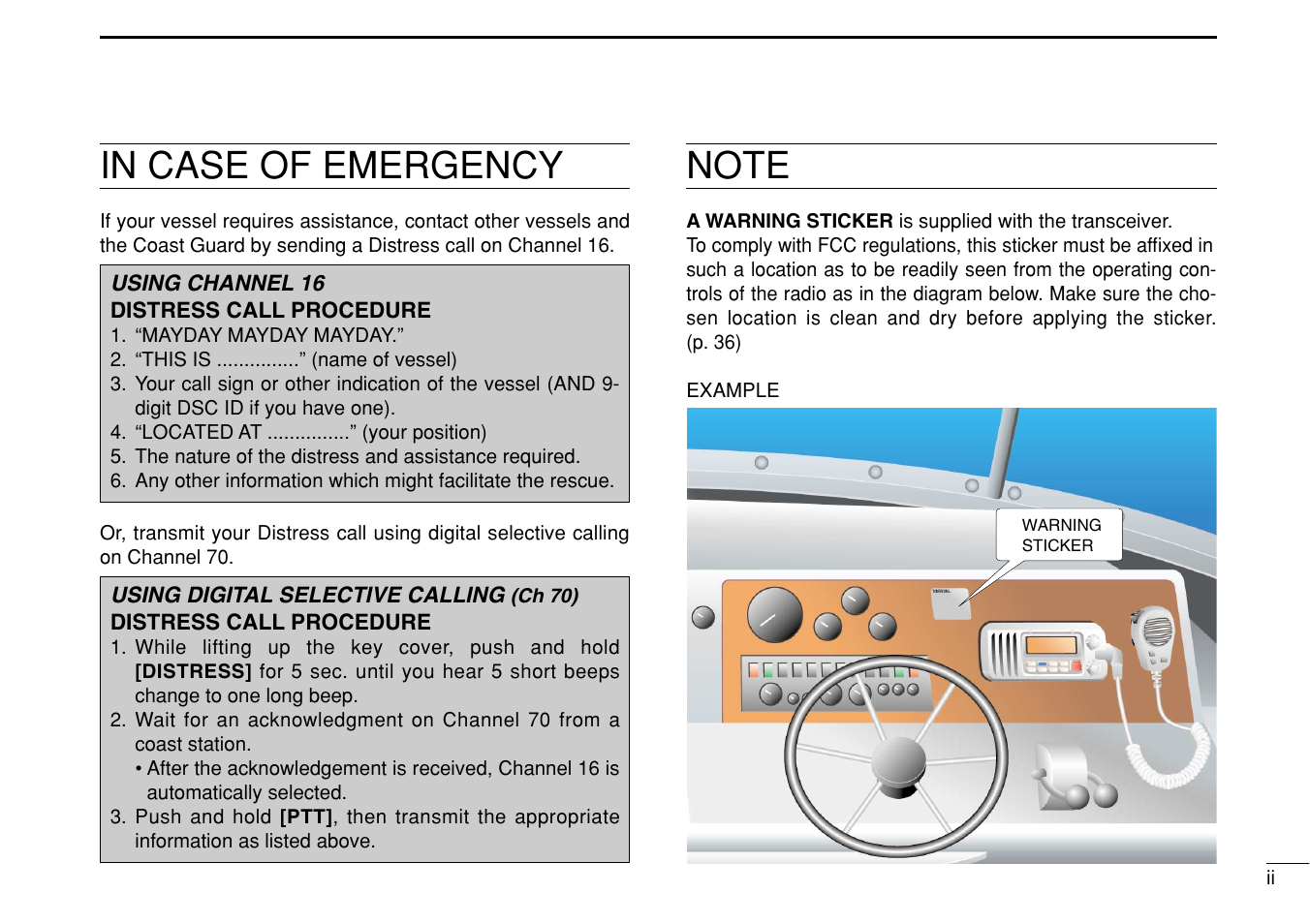 Icom IM422 User Manual | Page 3 / 64