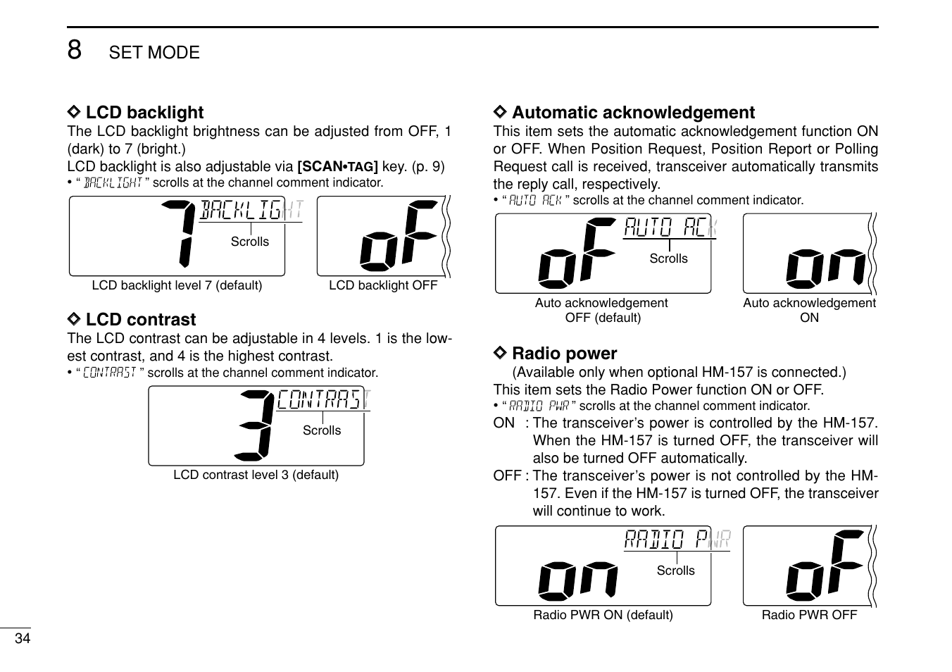 Icom IM422 User Manual | Page 40 / 64