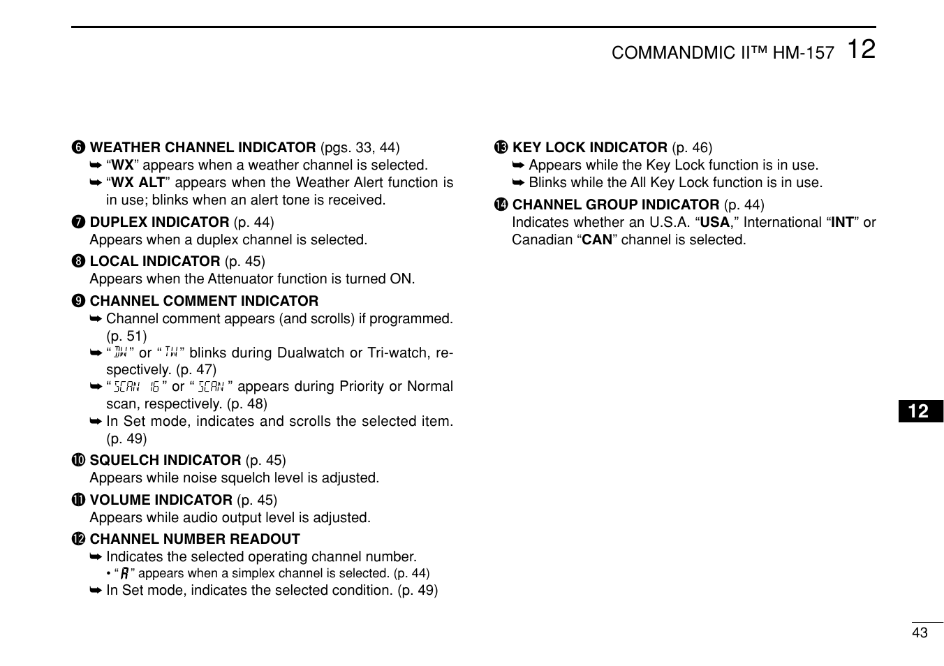 Icom IM422 User Manual | Page 49 / 64
