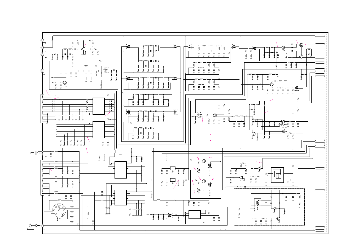 Ic-m802, Main unit, 2 ic-m802 | 2-1 main unit (1), 2) unit main | Icom IC-M802 User Manual | Page 70 / 79