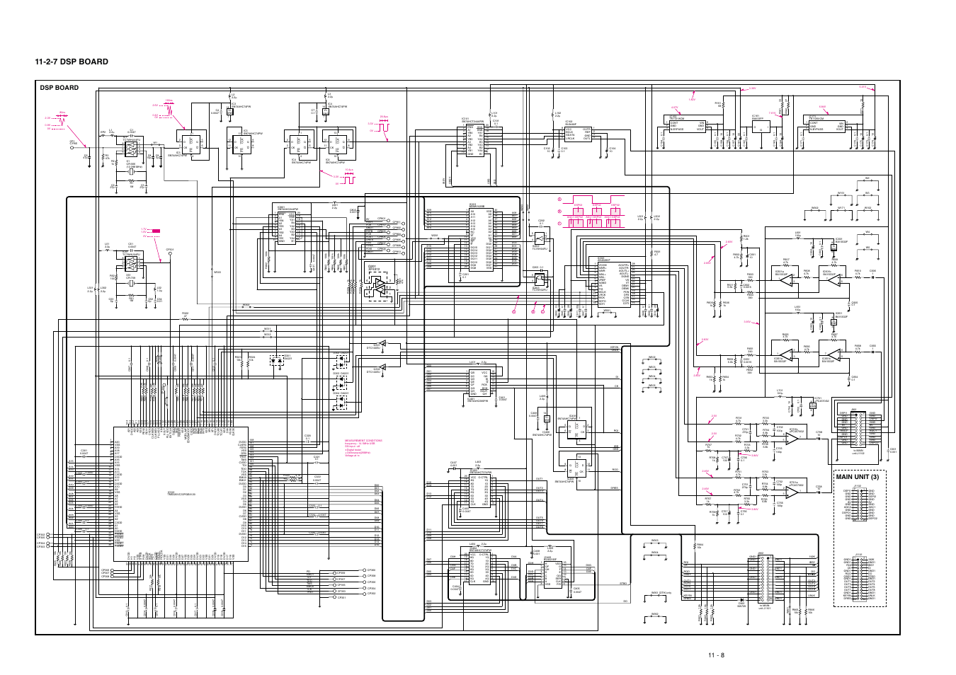 Dsp unit, 2-7 dsp board, Dsp board | Main unit (3) | Icom IC-M802 User Manual | Page 76 / 79