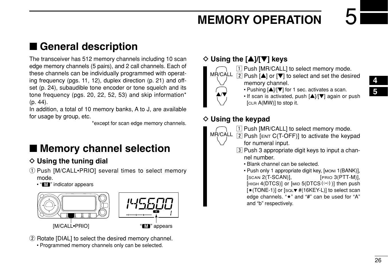 General description | Icom IC-208H User Manual | Page 41 / 96