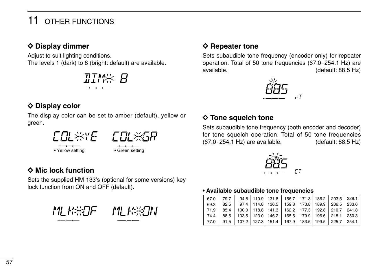 Icom IC-208H User Manual | Page 72 / 96