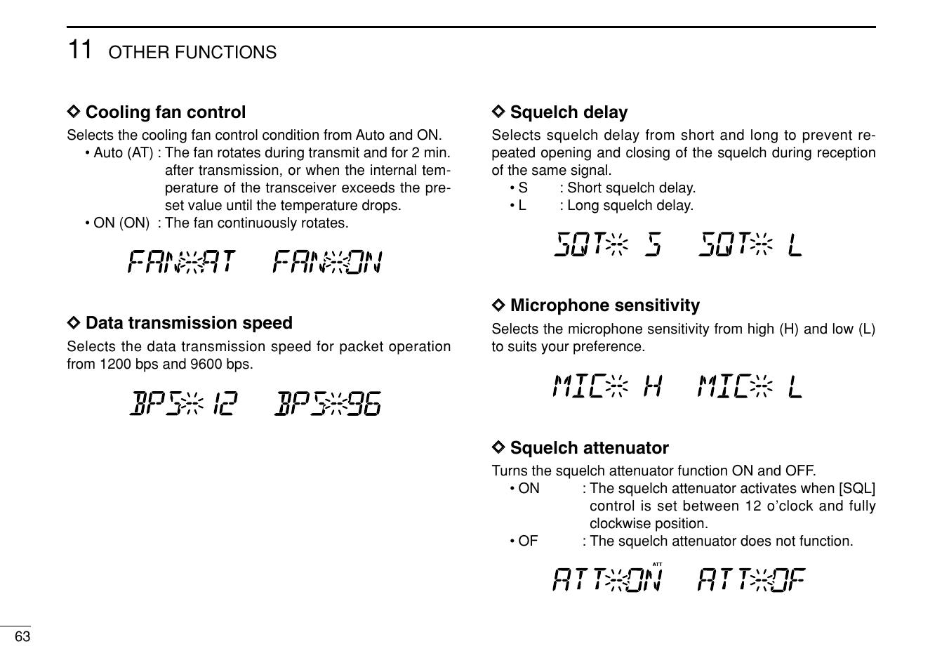 Icom IC-208H User Manual | Page 78 / 96