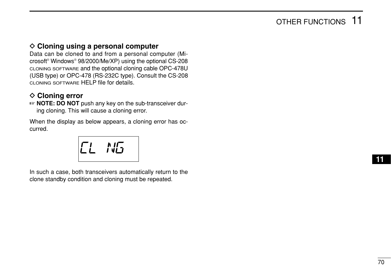 Icom IC-208H User Manual | Page 85 / 96