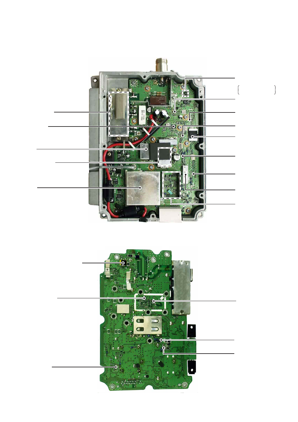 2 ux-910 (optional unit), Top view • bottom view | Icom IC-910H User Manual | Page 8 / 78