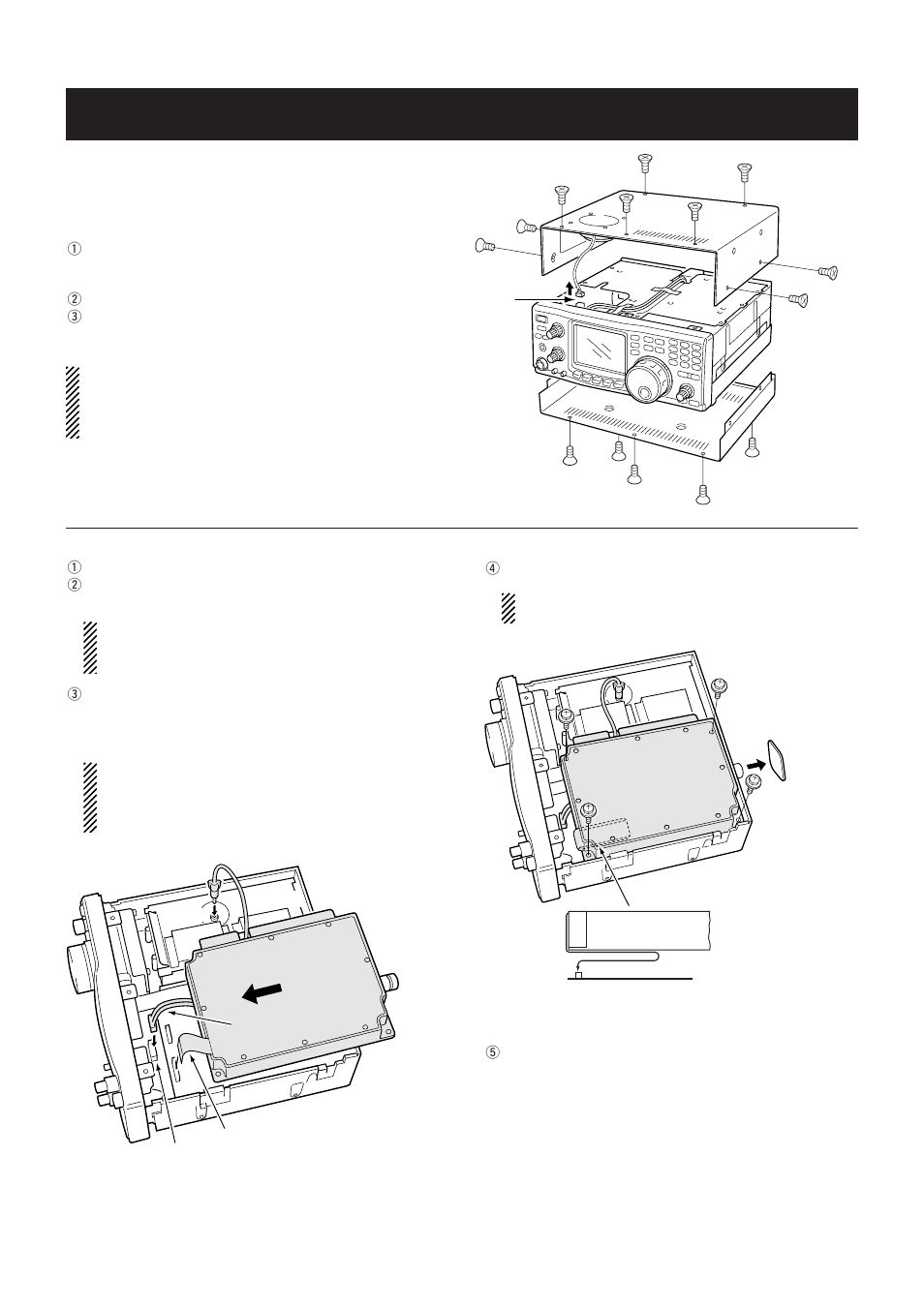 Disassembly and option instructions | Icom IC-910H User Manual | Page 9 / 78