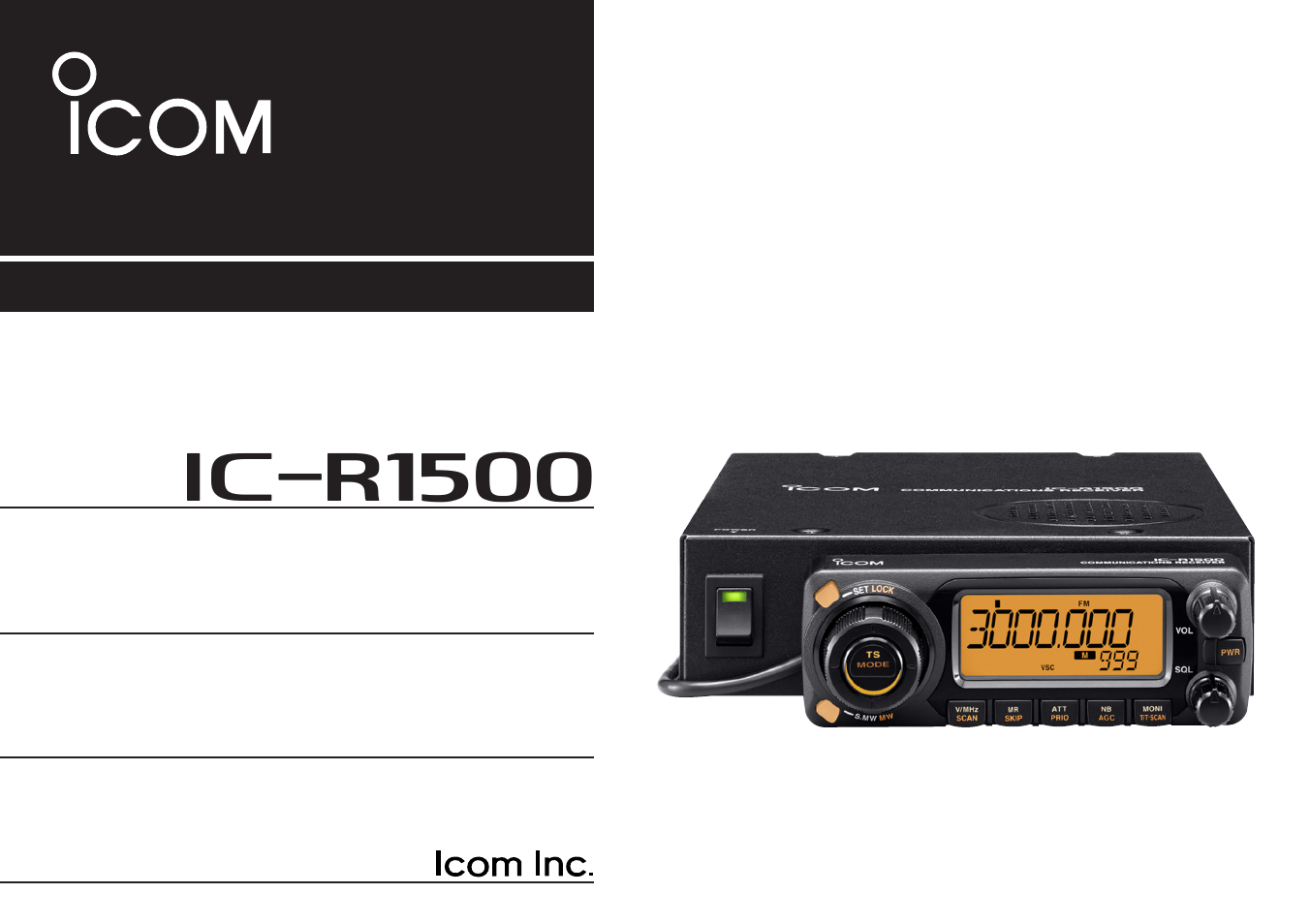 Icom IC-R1500 User Manual | 56 pages