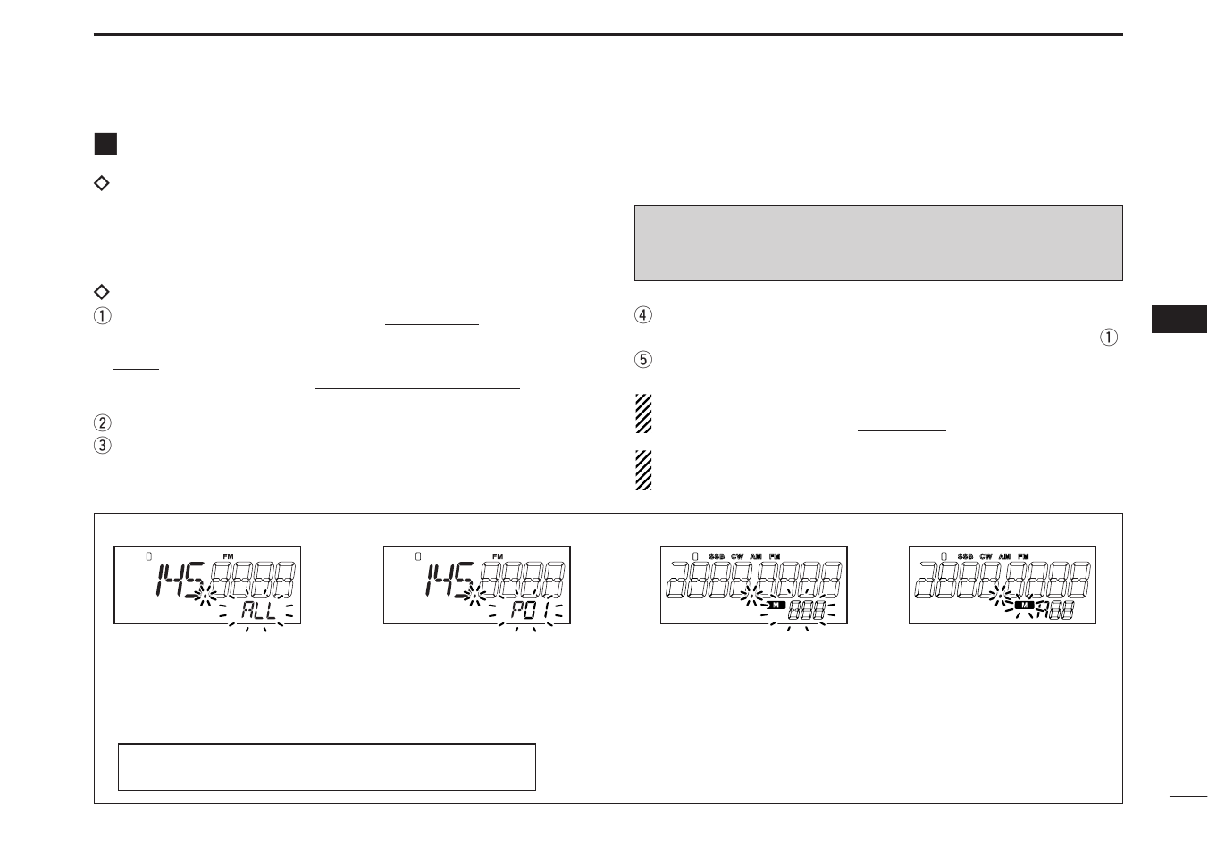 Scan start/stop | Icom IC-R1500 User Manual | Page 31 / 56