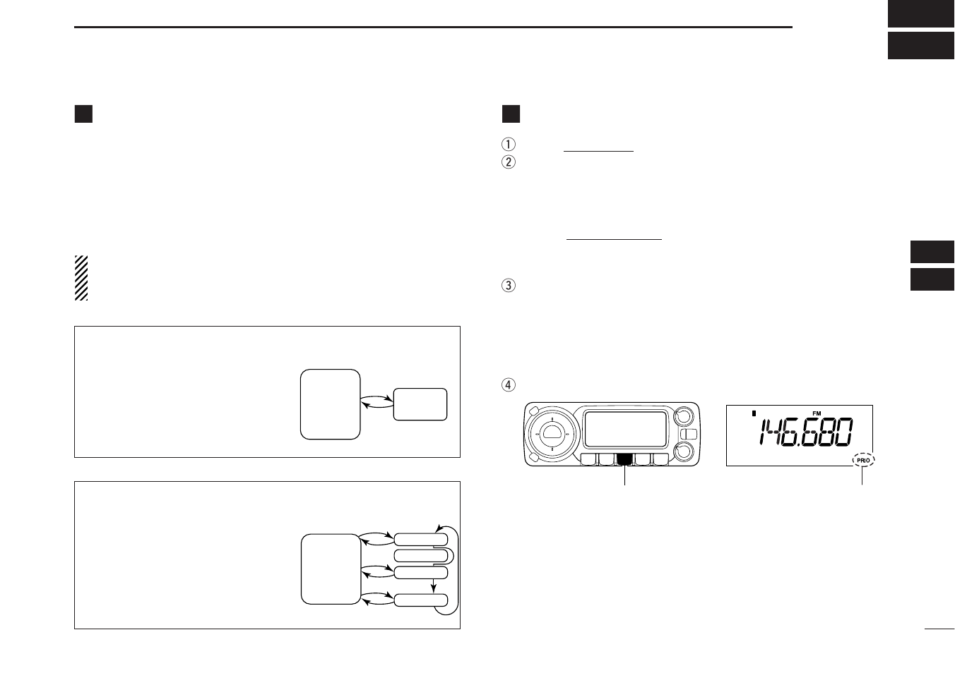 Priority watch, Priority watch types, Priority watch operation | Icom IC-R1500 User Manual | Page 35 / 56