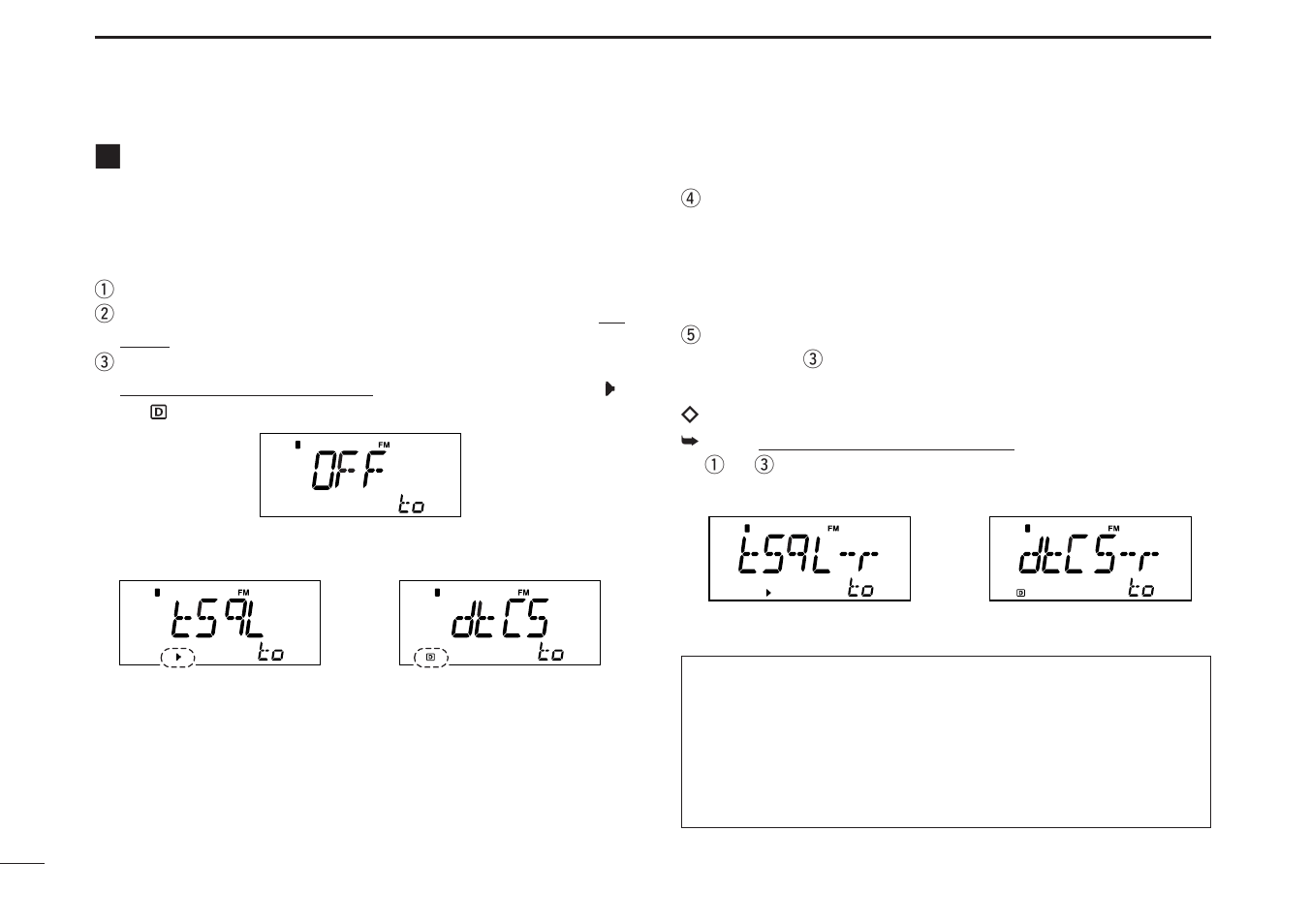 Tone/dtcs squelch operation | Icom IC-R1500 User Manual | Page 38 / 56