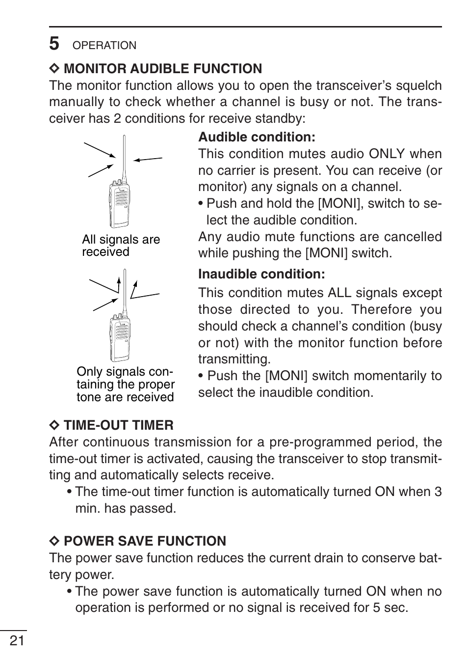 Icom IC-F21GM User Manual | Page 28 / 32