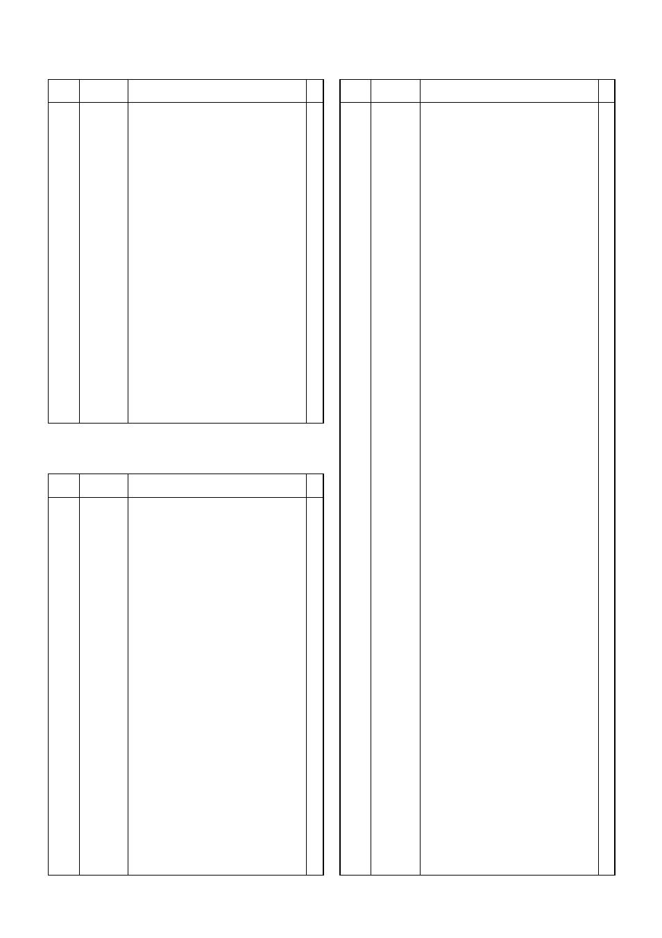 Connect board, Rear board, Rear board] [display board | Icom IC-F7000 User Manual | Page 47 / 79