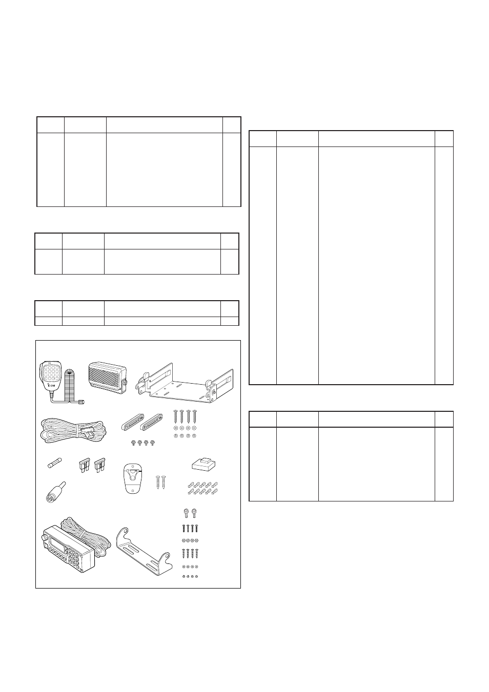 Rc-26, Ic-f7000, Pll unit | Dsp board, Driver board, Accessries | Icom IC-F7000 User Manual | Page 50 / 79