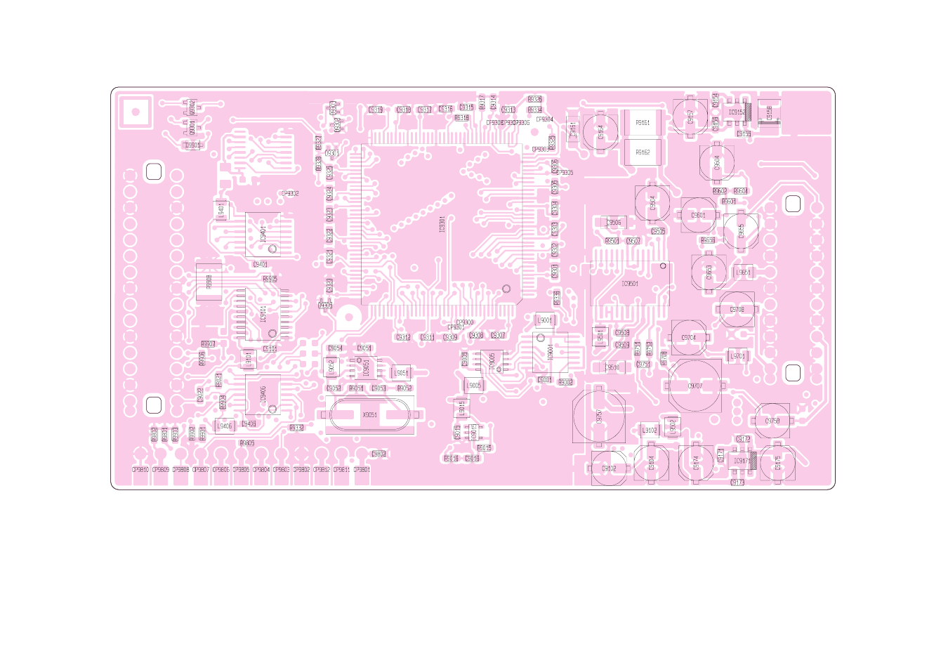 Ic-f7000, Dsp board, 3-1 dsp board • top view | Icom IC-F7000 User Manual | Page 58 / 79