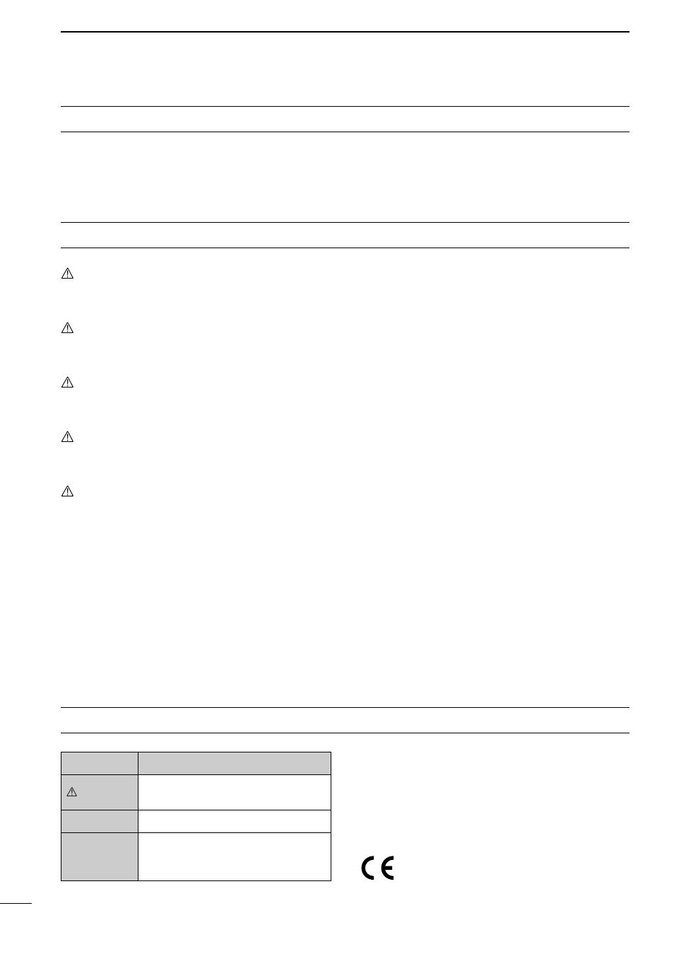 Explicit definitions, Precautions important | Icom IC-756 User Manual | Page 2 / 72