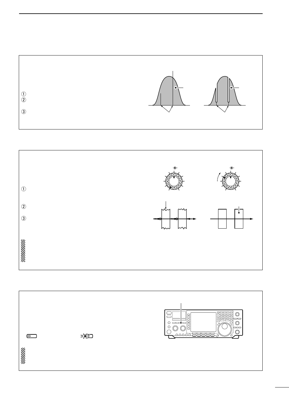 Auto notch function, Noise reduction, Noise blanker | Icom IC-756 User Manual | Page 29 / 72
