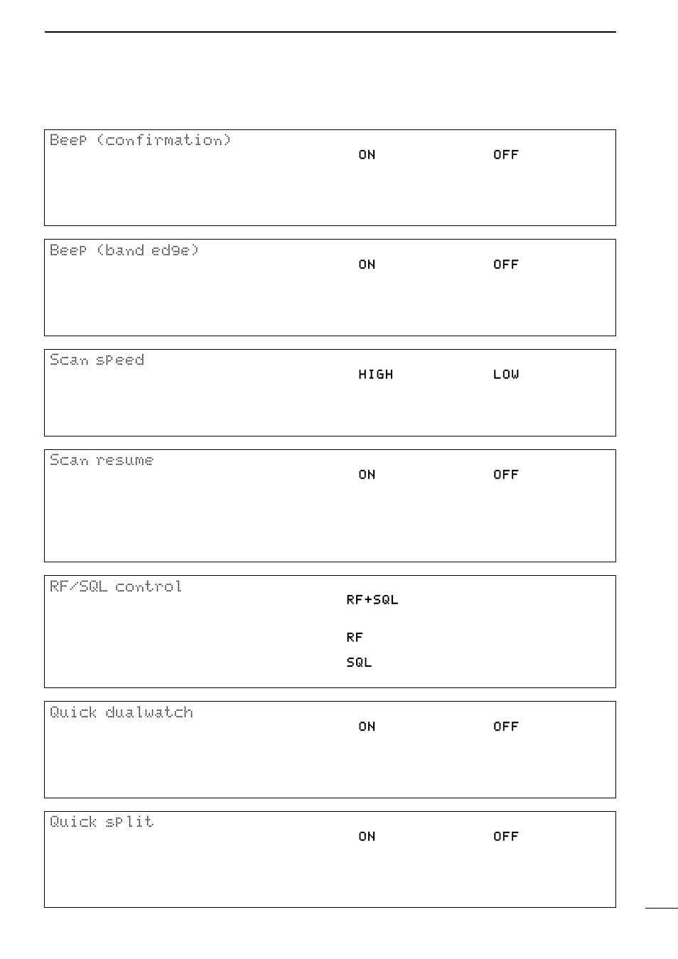 Miscellaneous (others) set mode | Icom IC-756 User Manual | Page 59 / 72