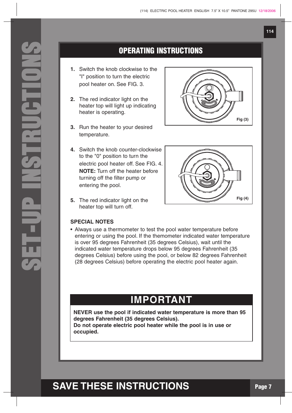 Intex Recreation HT30220 User Manual | Page 7 / 15
