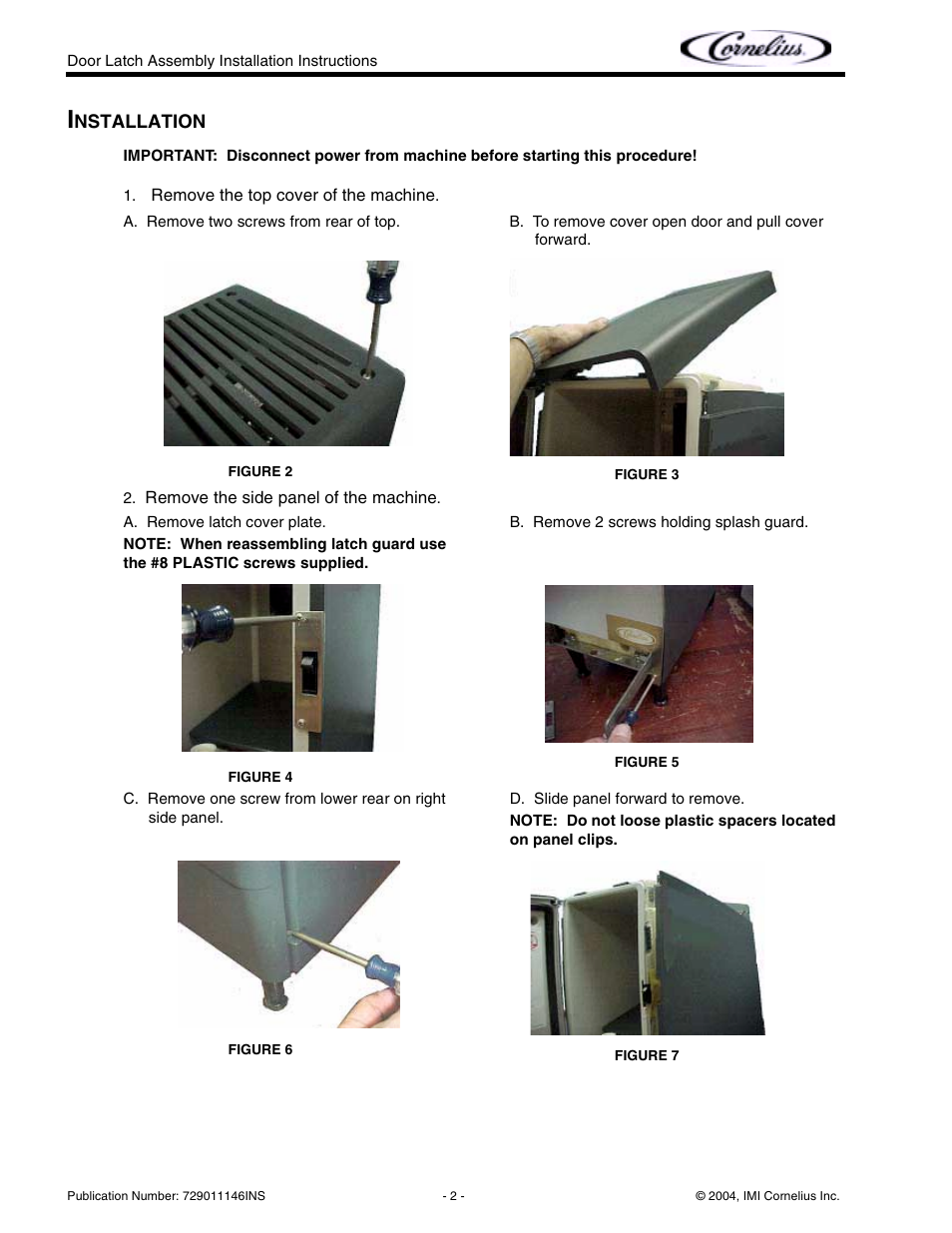 Cornelius Door Latch User Manual | Page 2 / 6