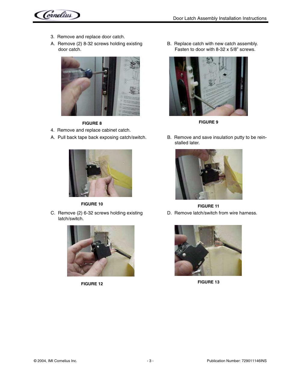 Cornelius Door Latch User Manual | Page 3 / 6