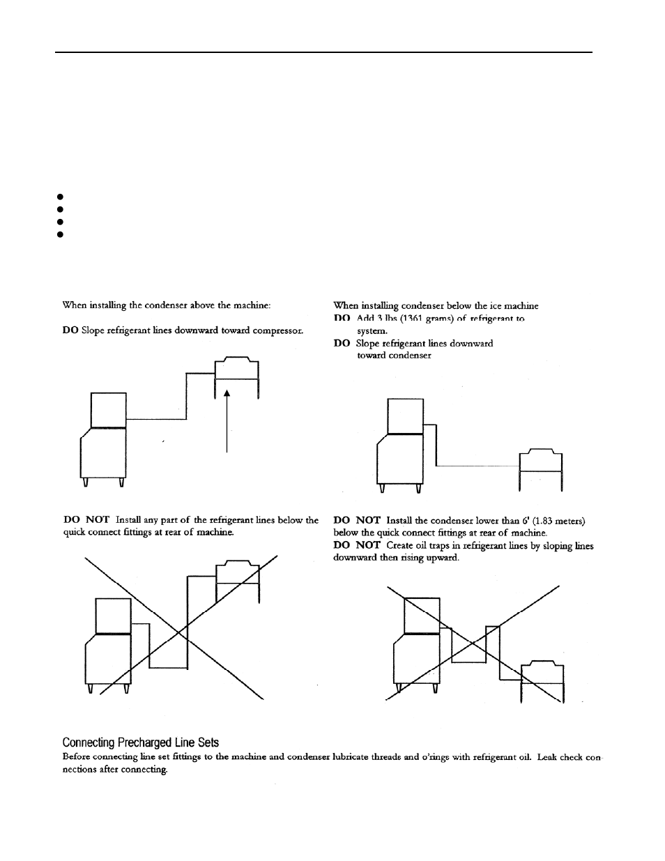 Remote condenser installation, Installation guidelines, Ambient operating temperatures: -20 | Cornelius CCM CCU User Manual | Page 9 / 25