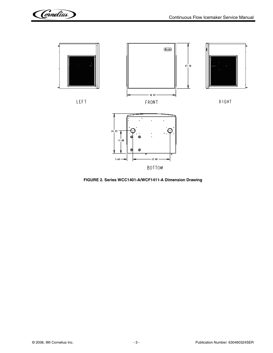 Cornelius WCF1411-A User Manual | Page 7 / 22