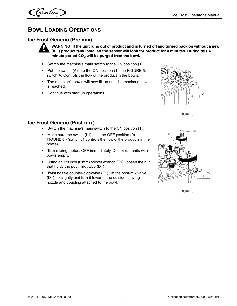 Ice frost generic (pre-mix), Ice frost generic (post-mix) | Cornelius ICE FROST User Manual | Page 11 / 32