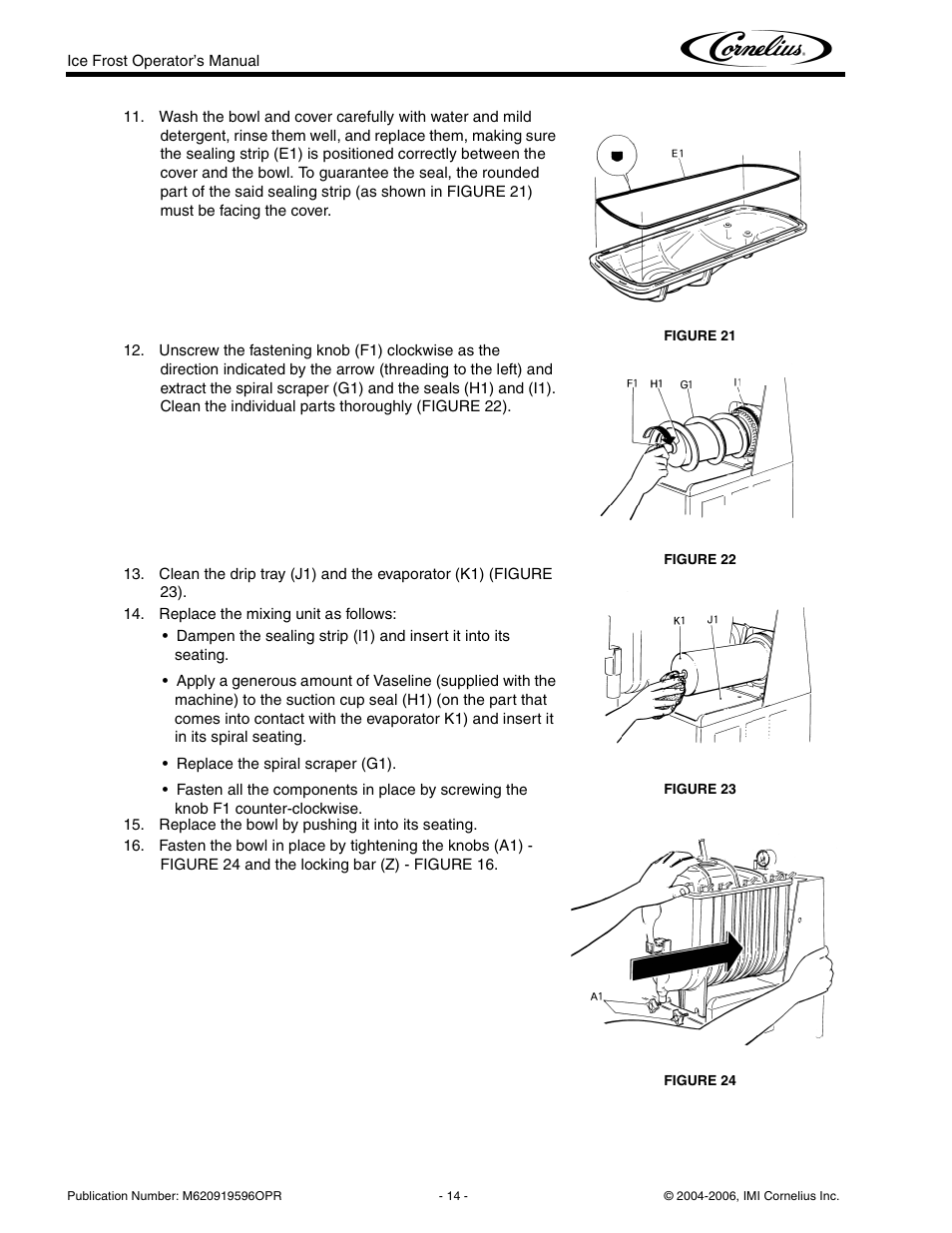 Cornelius ICE FROST User Manual | Page 18 / 32