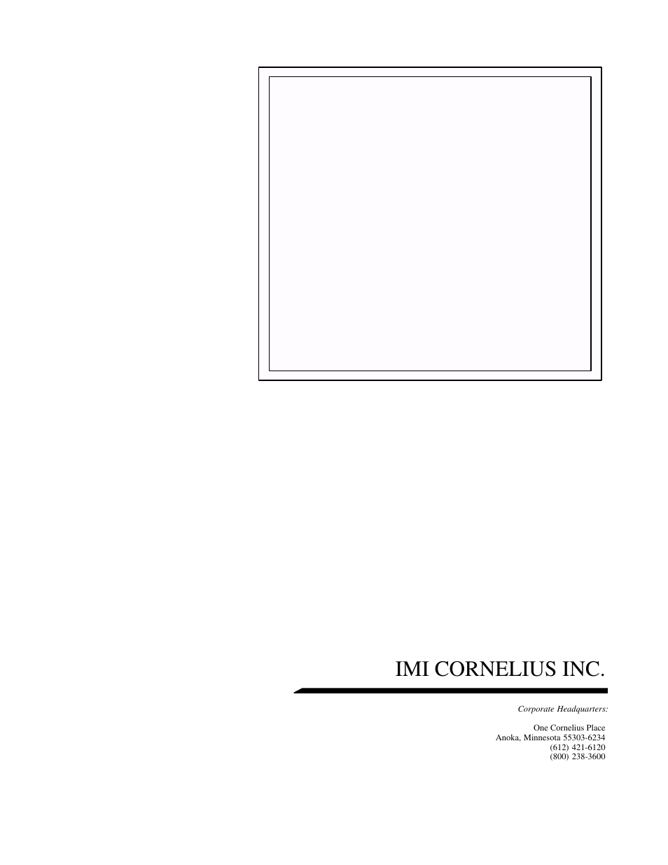 Imi cornelius inc | Cornelius ENDURO-150 User Manual | Page 18 / 18